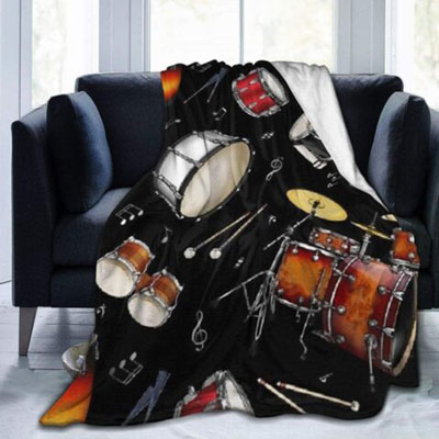 Drummer Throw Blanket