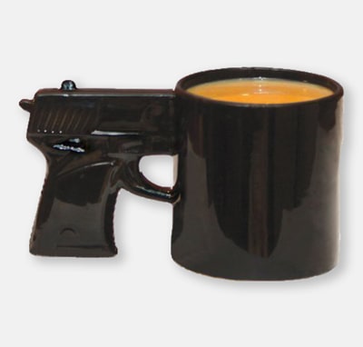 Gun Handle Coffee Mug