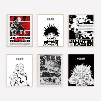 Jujutsu Kaisen Anime Poster Set