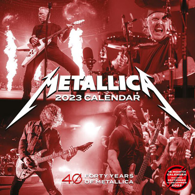 Metallica Calendar