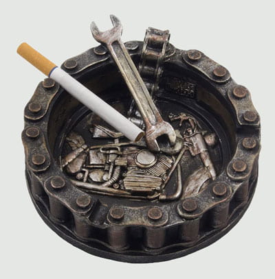 Motorcycle Chain Ashtray