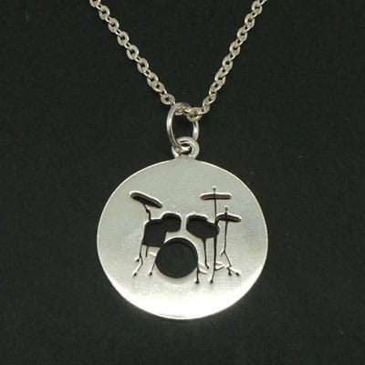 Music Drum Necklace