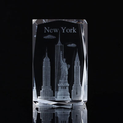 New York Skyline Crystal