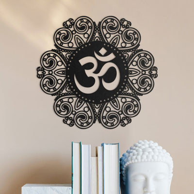 Om Metal Wall Decor