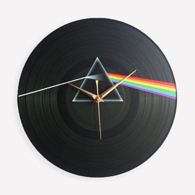 Pink Floyd Vinyl Clock