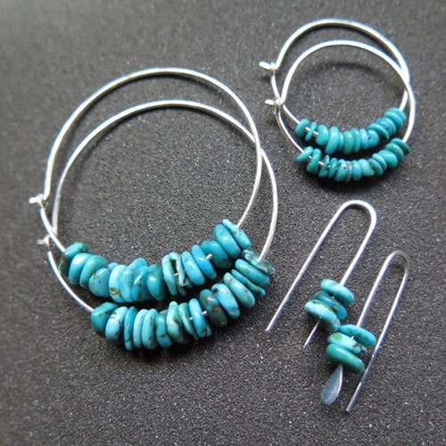 Natural Turquoise Earrings