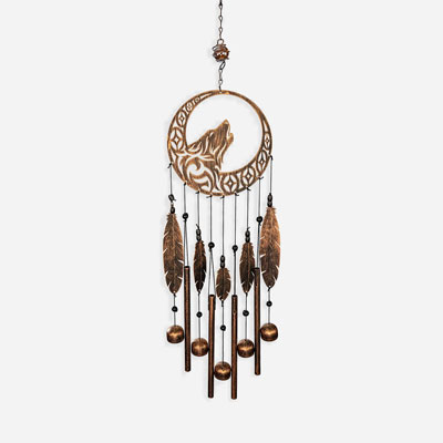 Tribal Wolf Dreamcatcher