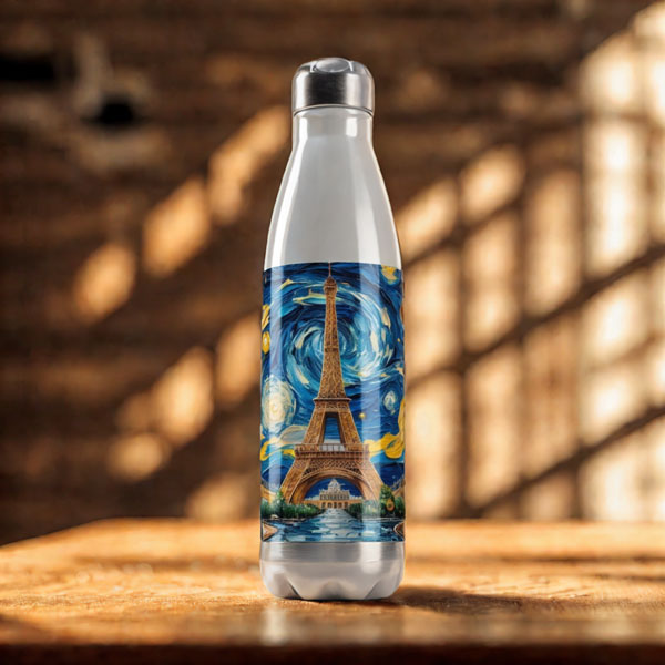 Paris Water Bottle