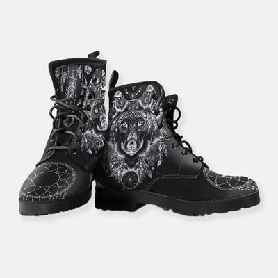 Wolf Design Boots