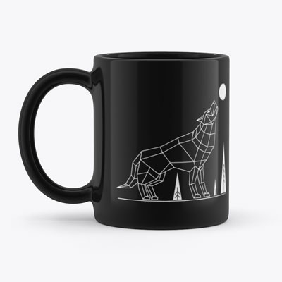 Wolf Design Mug