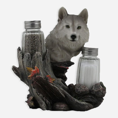 Wolf Salt And Pepper Shaker Holder